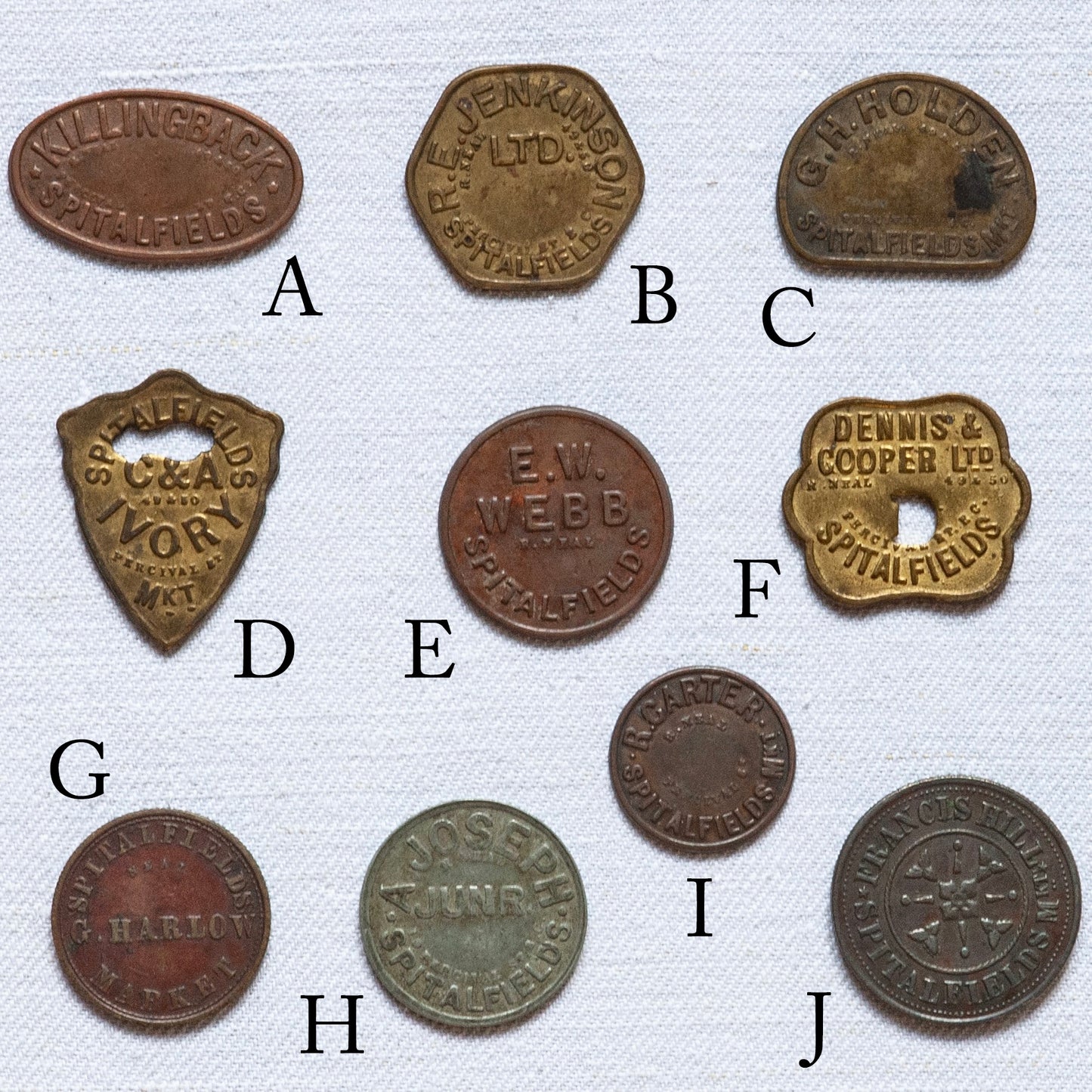 Spitalfields Market Tokens 3