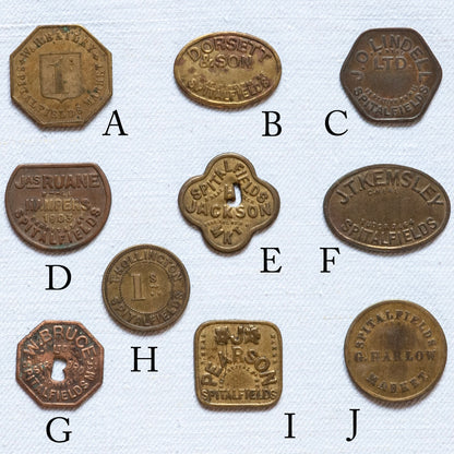 Spitalfields Market Tokens 4