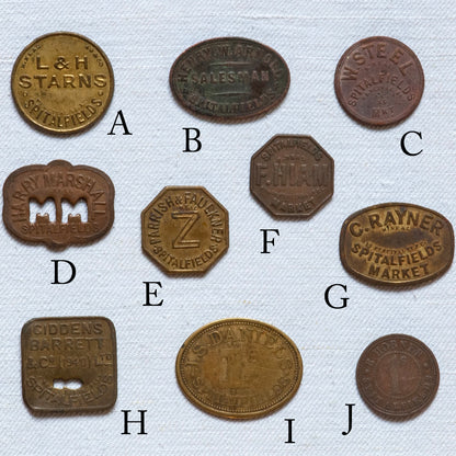 Spitalfields Market Tokens 6