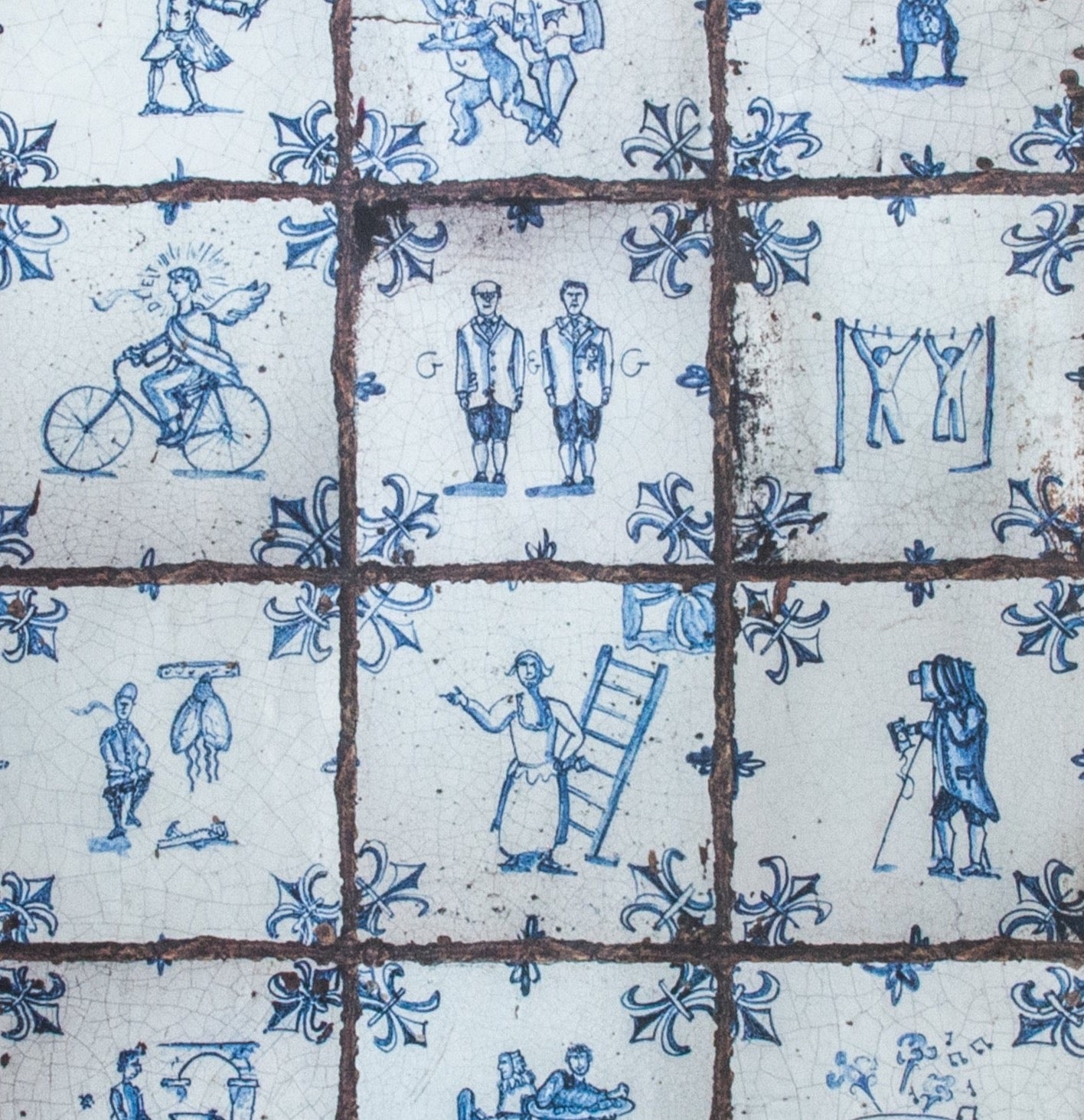 Wrapping Paper (Delft Tiles)