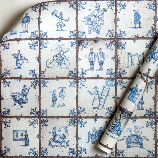 Wrapping Paper (Delft Tiles)